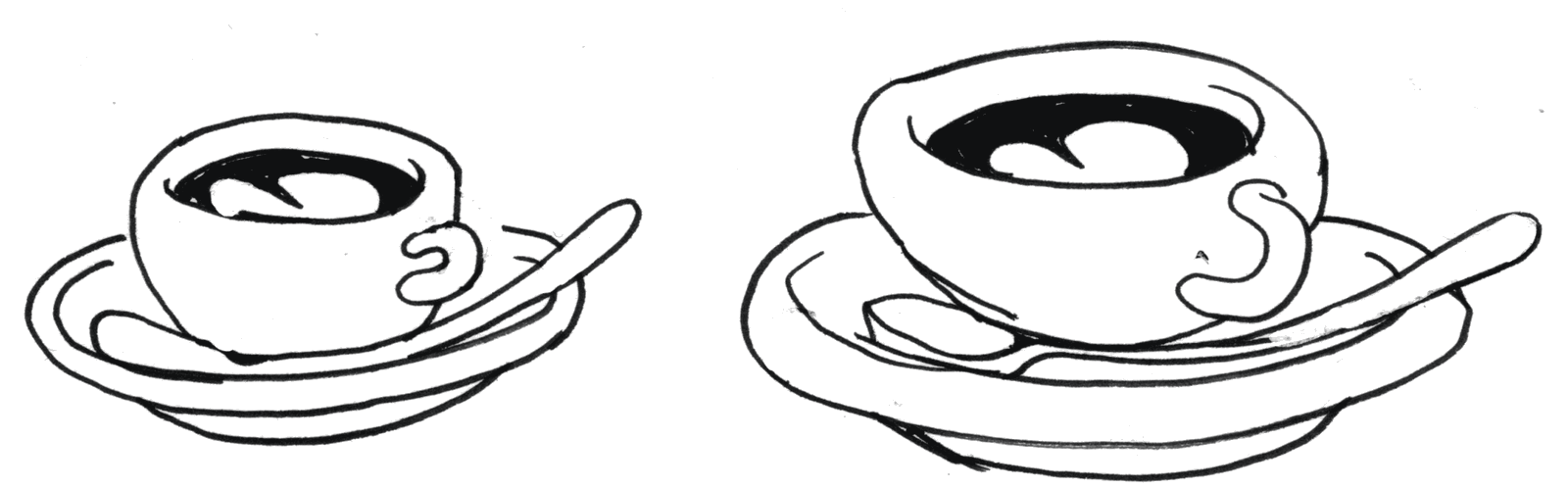 Two coffees