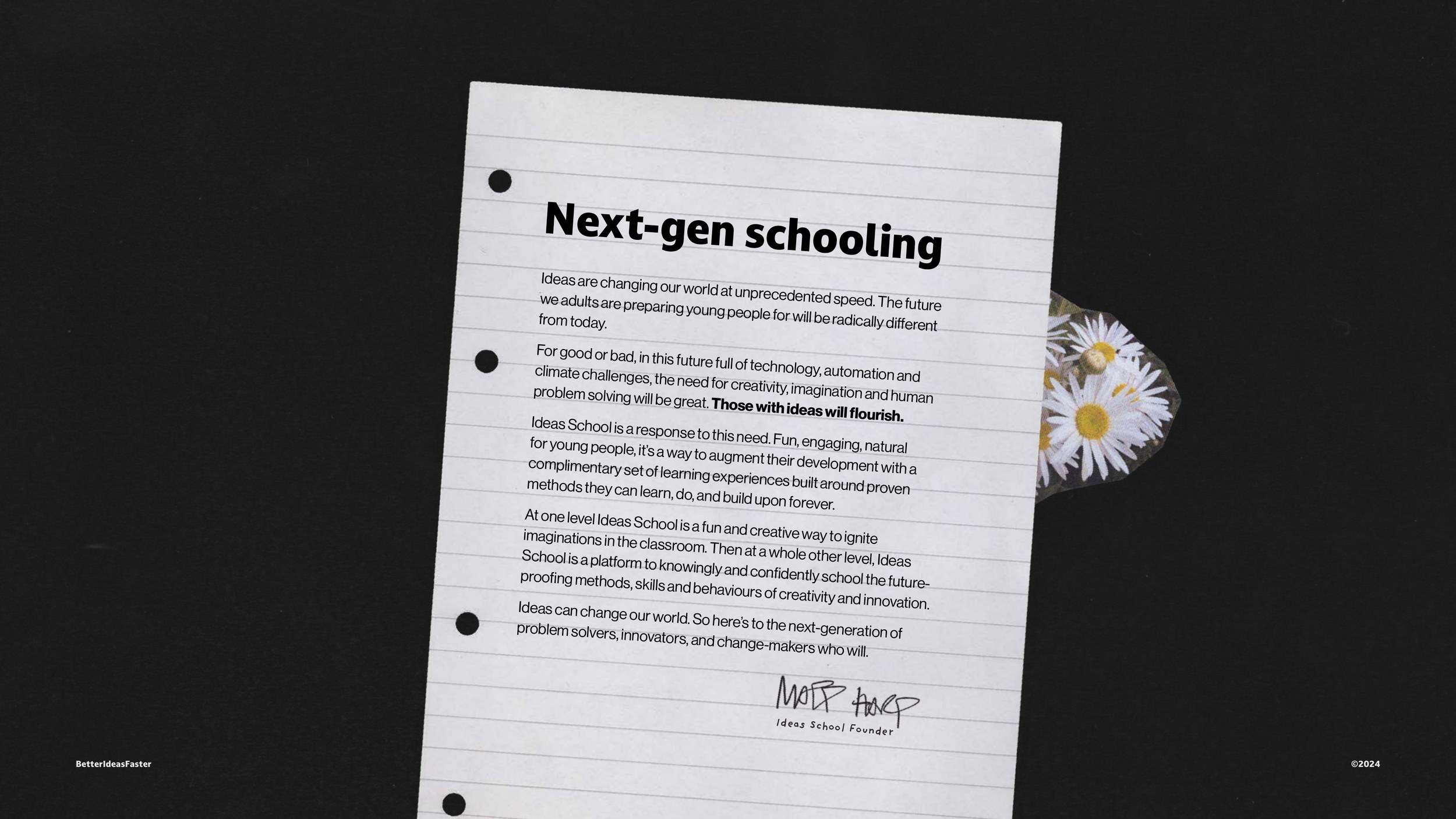 Why now. The future we are preparing young people for is radically different from today.