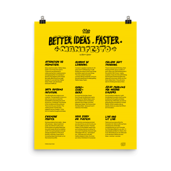 The BIF Manifesto