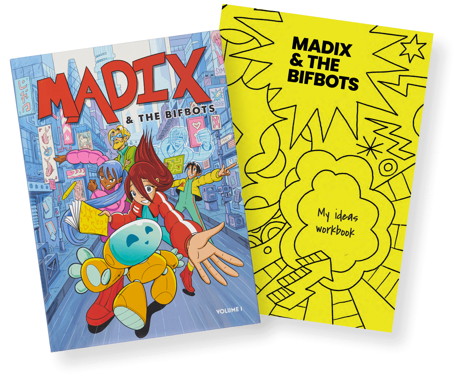 The Madix and the BIFBOTS books
